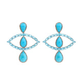 Myconian Blue Eye Earrings