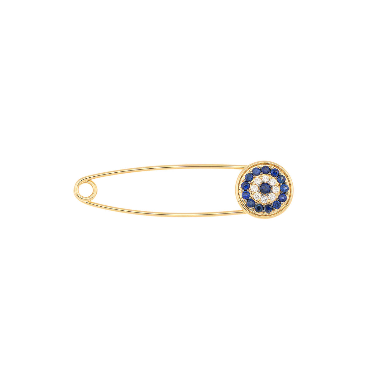 Diamond Evil Eye Pin