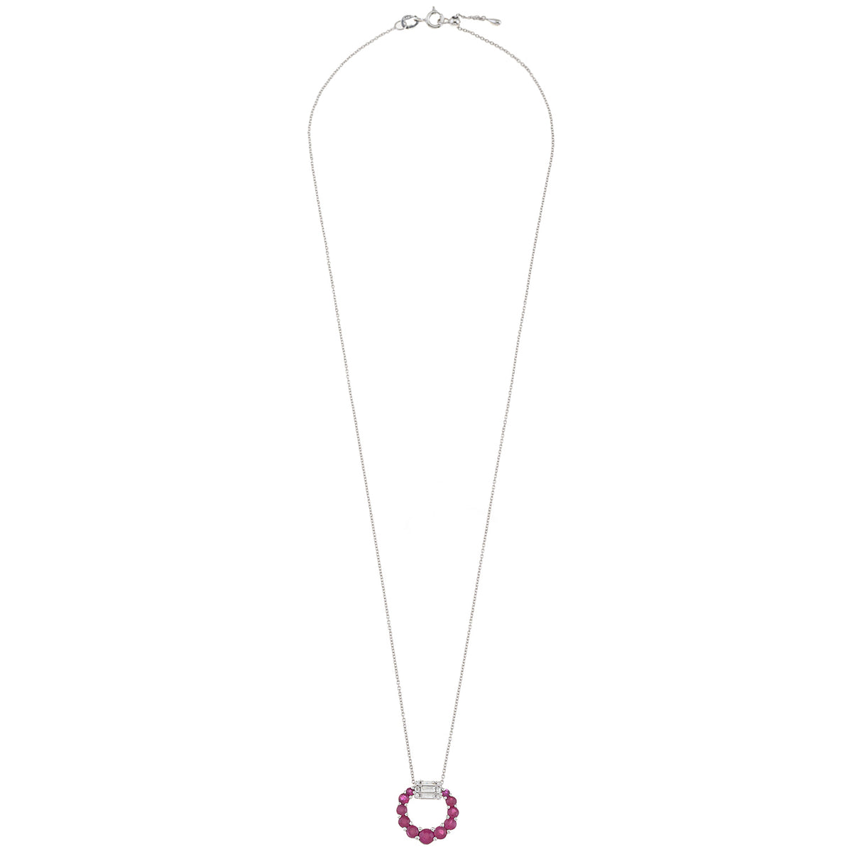 Rubies Around Necklace