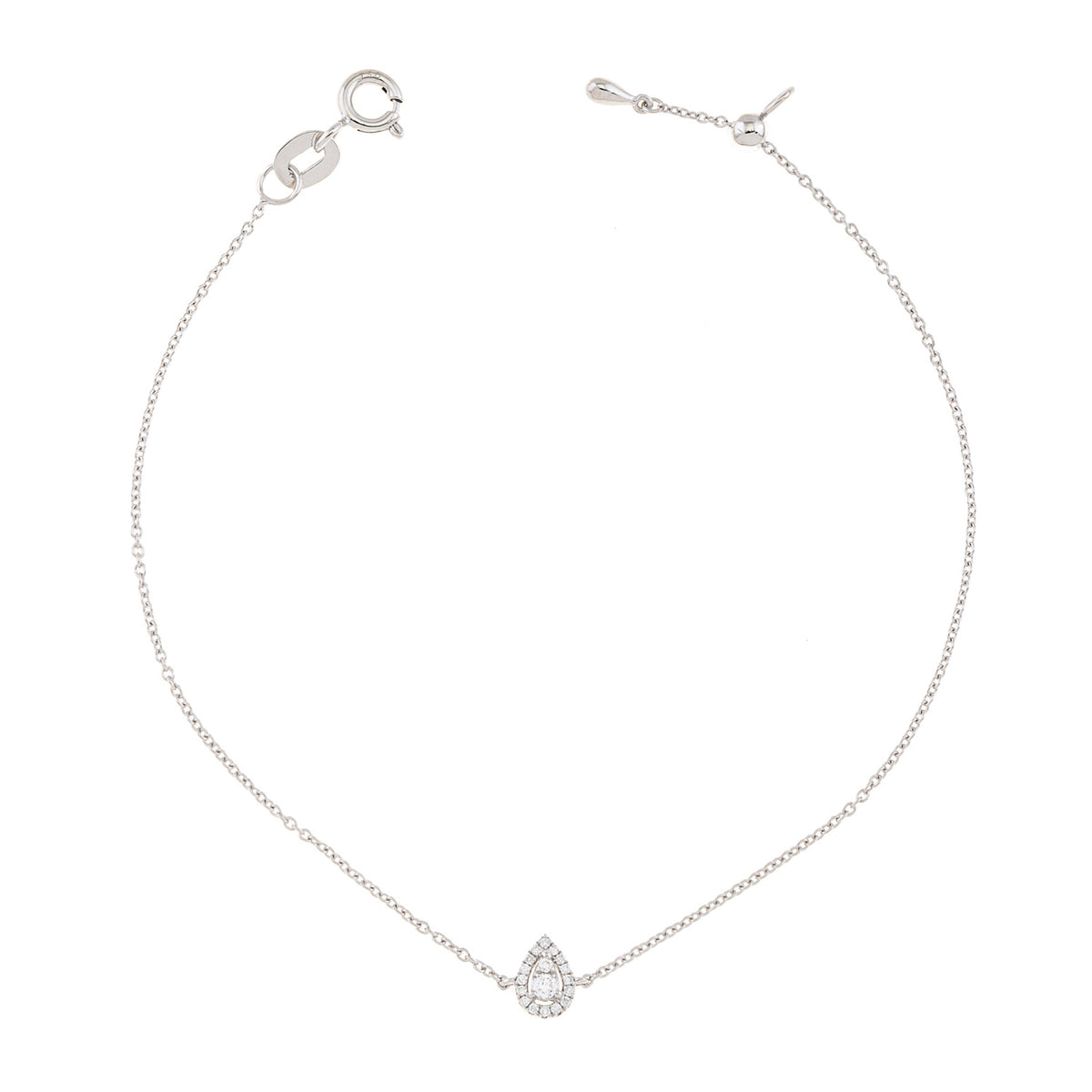 Pear Diamond Bracelet