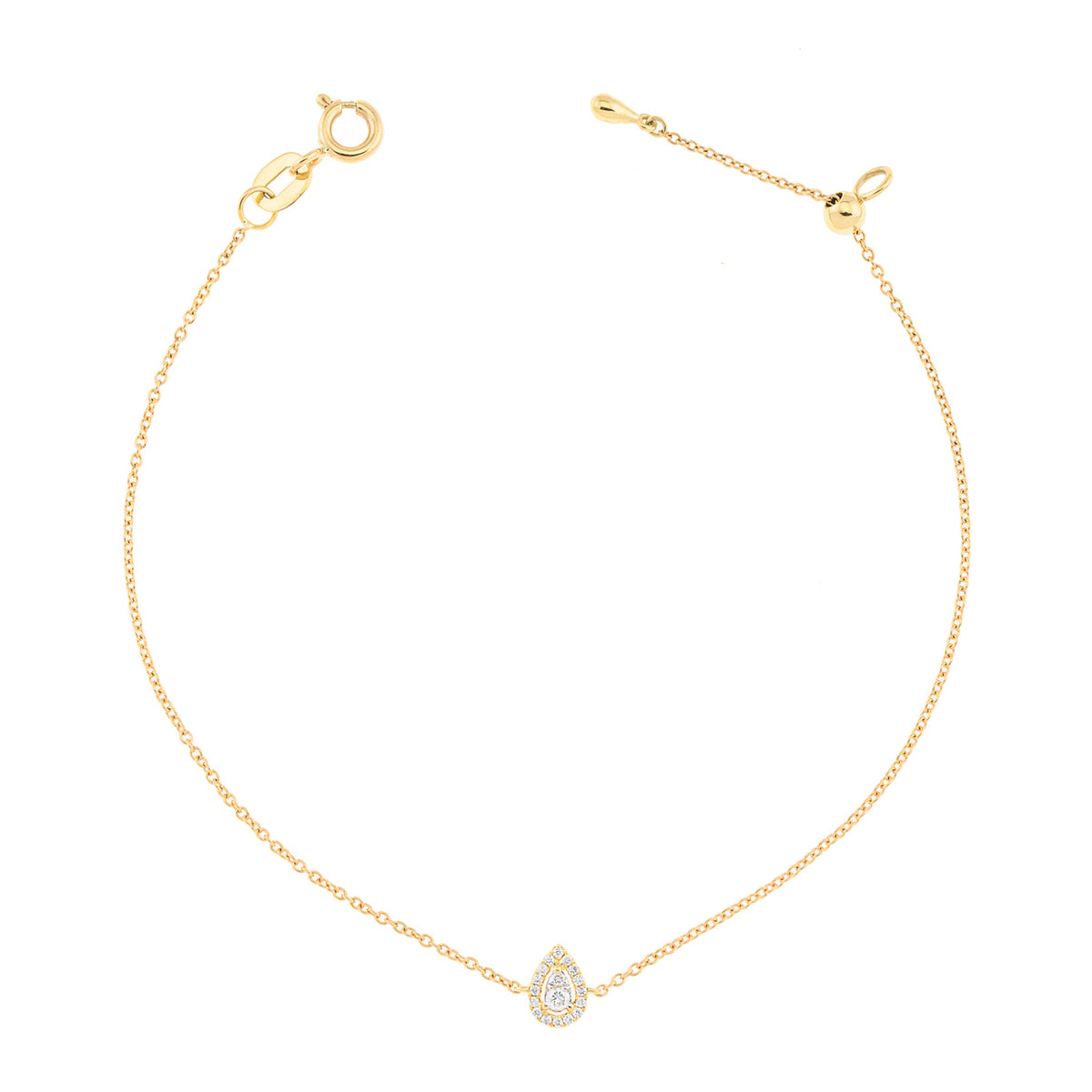 Pear Diamond Bracelet