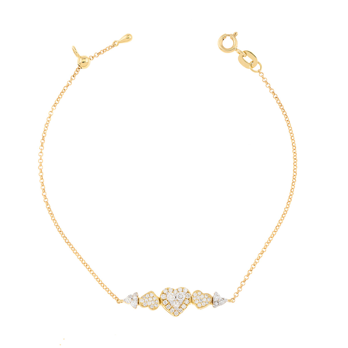 Hearts Aligned Bracelet