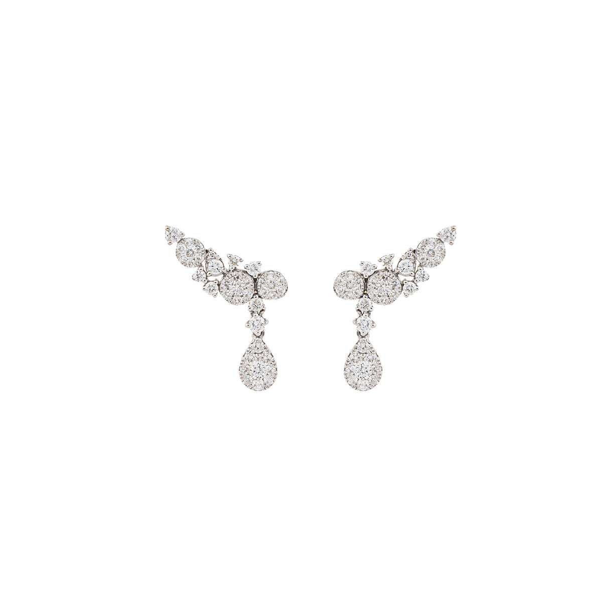 Diamond Slide Earrings