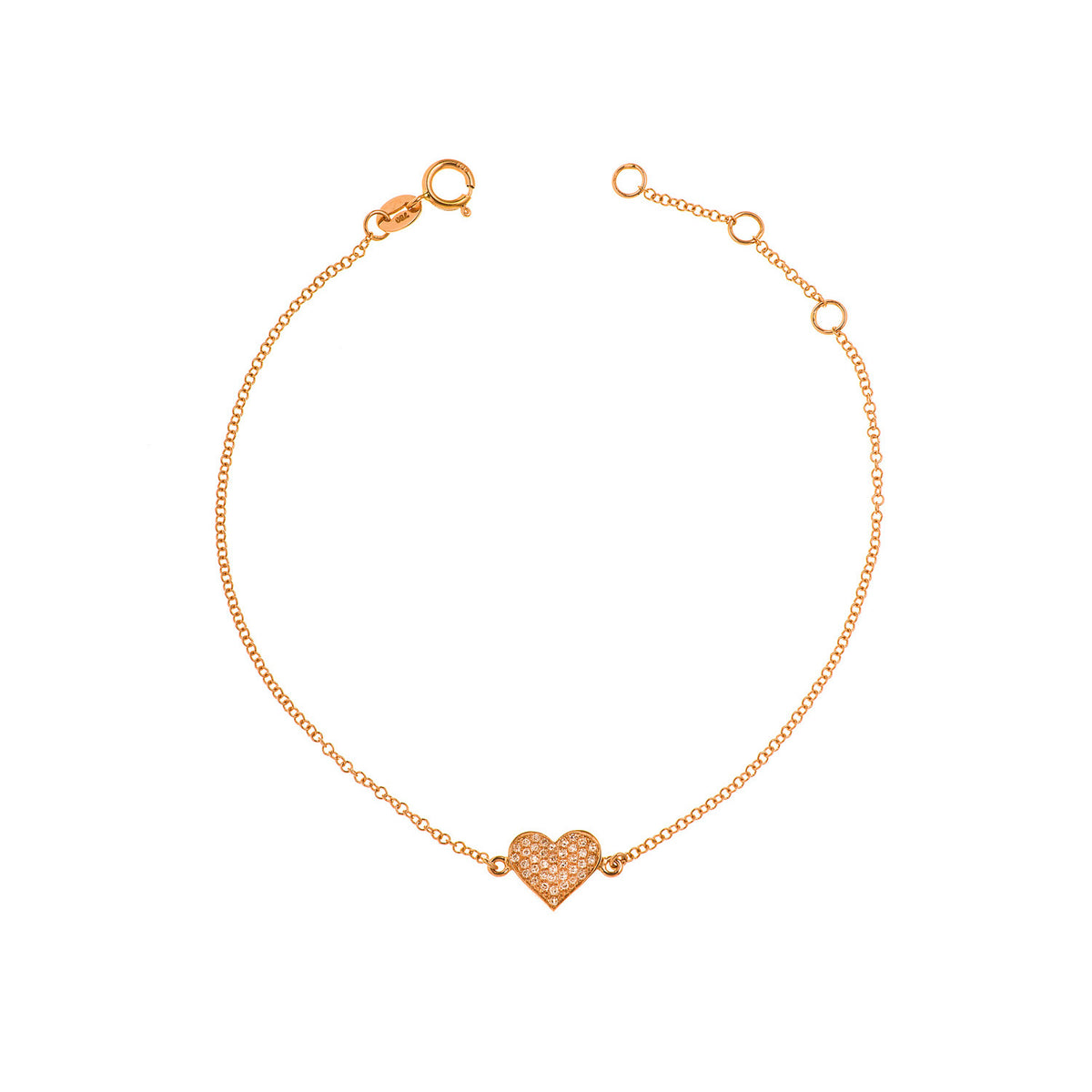Heart Chain Bracelet - Anatol Jewelry