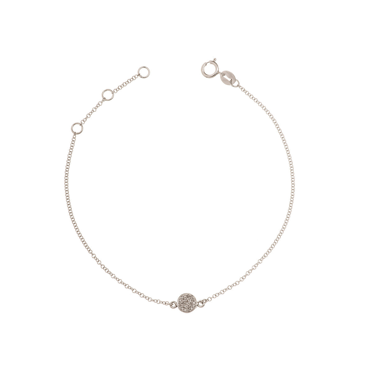 Diamond Circle Bracelet - Anatol Jewelry