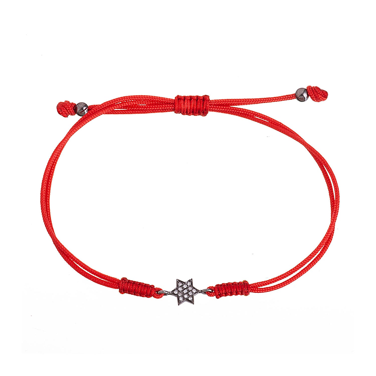 Diamond Star Cord Bracelet