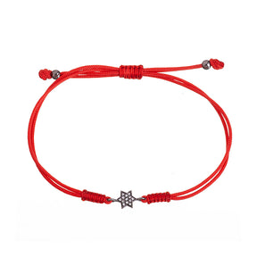 Diamond Star Cord Bracelet