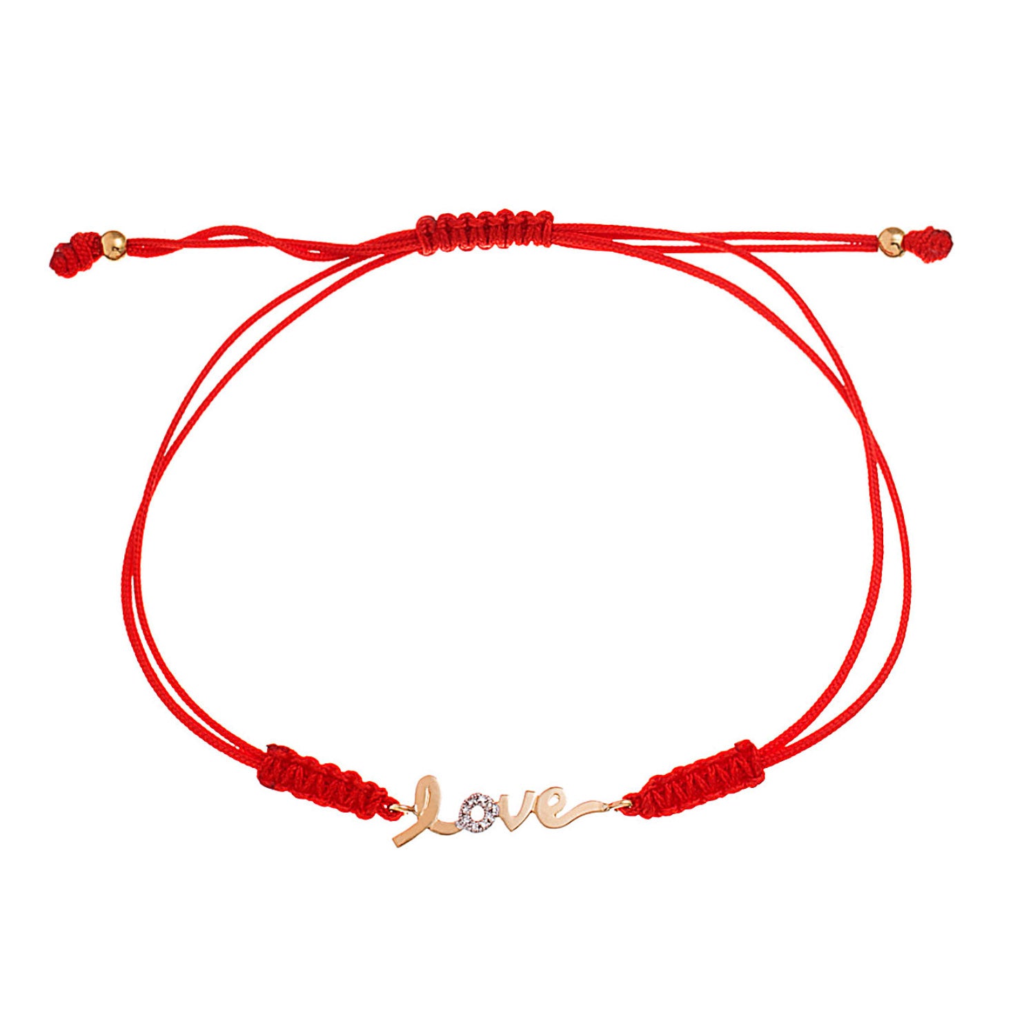 Love bracelet, Cord Bracelet.