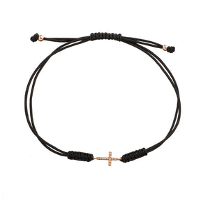 Diamond Cross Bracelet