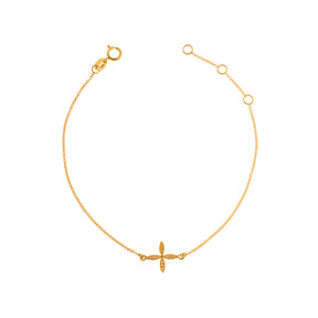 Pointy Flower Bracelet - Anatol Jewelry