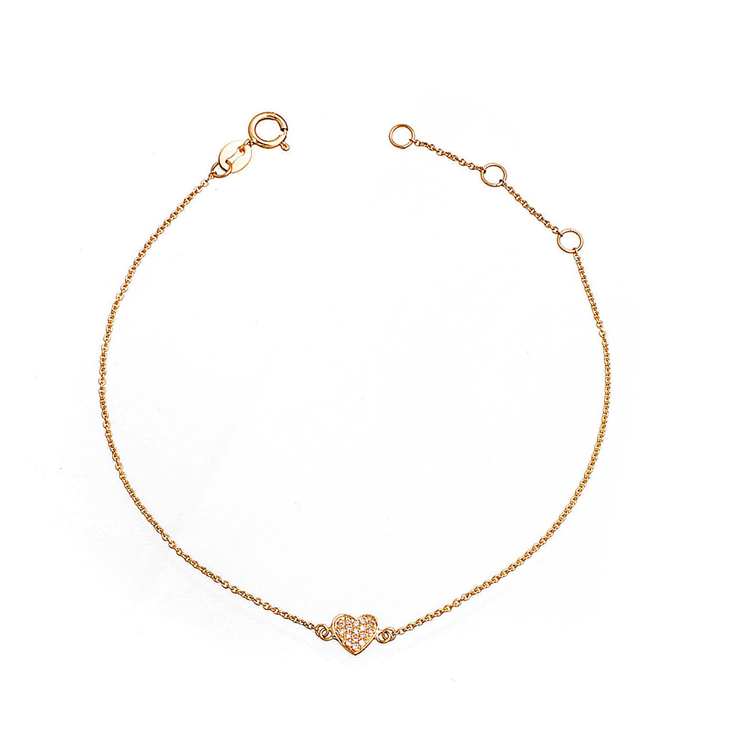 Mini Heart Bracelet - Anatol Jewelry