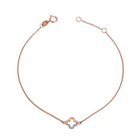 Diamond Cross Bracelet