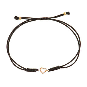 Diamond Heart Macrame - Anatol Jewelry