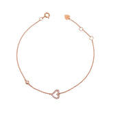 Diamond Heart Bracelet