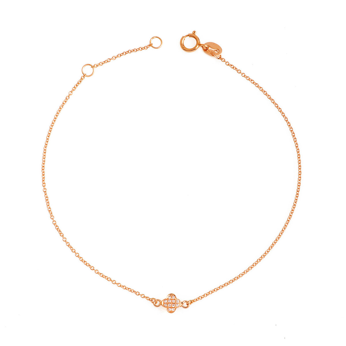 Diamond Cross Bracelet