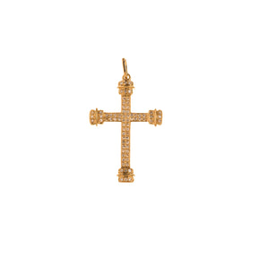 Diamond Cross. Gold and diamond cross. Cross for christening. Cross for baptism. Fine jewellery. Anatol jewellery. Χρυσά κοσμήματα. Κοσμήματα Κηφισιά. Σταυρός χρυσός. Σταυρός με διαμάντια. Βαφτιστικός σταυρός. Σταυρός για βάφτιση.  Σταυρός με μπριγιάν. 