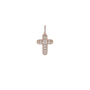 Playful Diamonds Cross Pendant - Anatol Jewelry