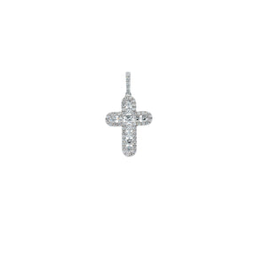 Playful Diamonds Cross Pendant - Anatol Jewelry