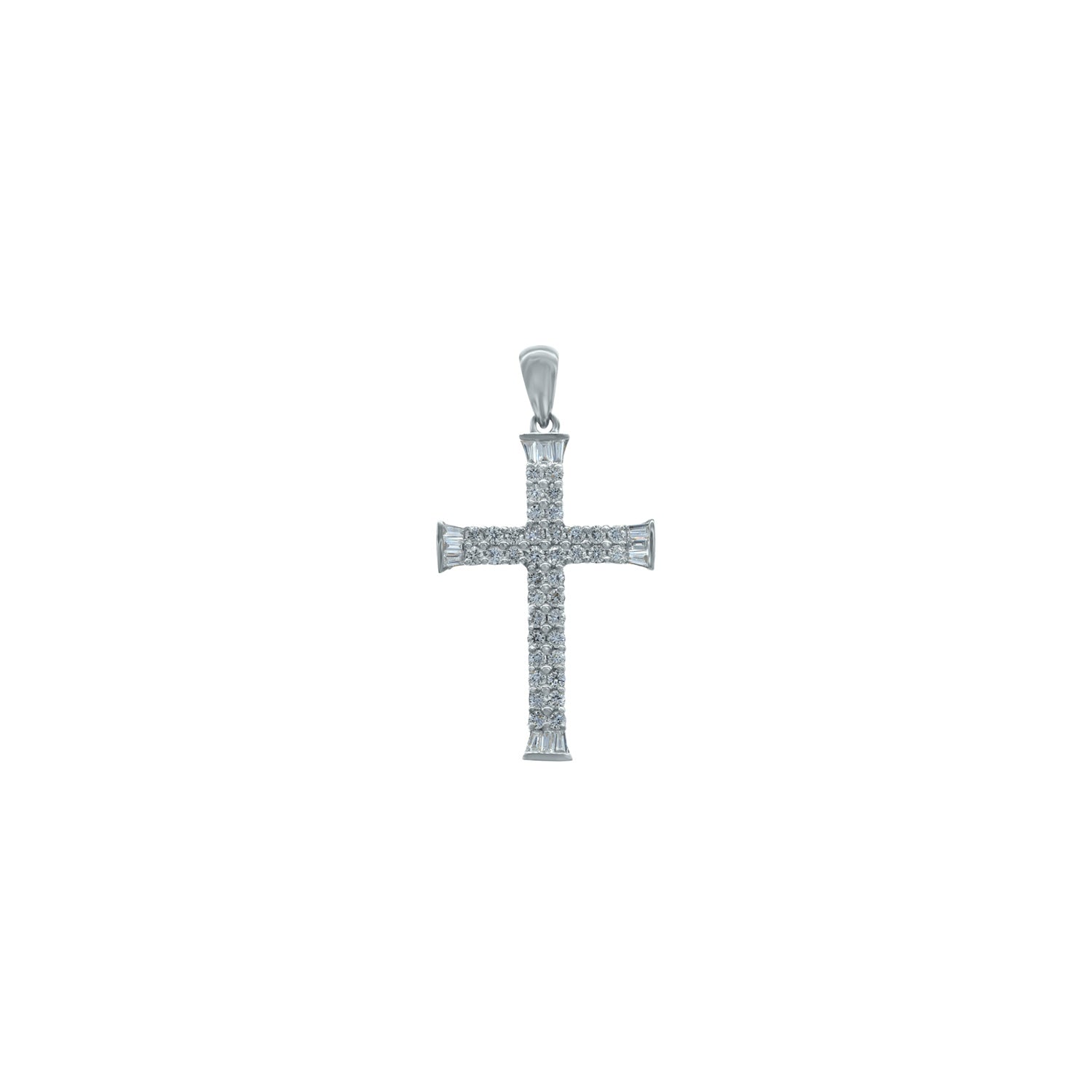 Diamond Cross. Gold and diamond cross. Cross for christening. Cross for baptism. Fine jewellery. Anatol jewellery. Χρυσά κοσμήματα. Κοσμήματα Κηφισιά. Σταυρός χρυσός. Σταυρός με διαμάντια. Βαφτιστικός σταυρός. Σταυρός για βάφτιση.  Σταυρός με μπριγιάν. 