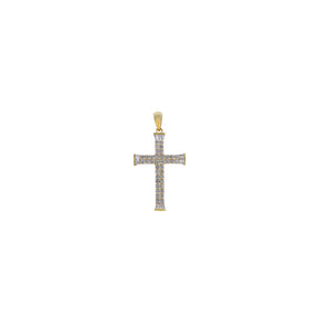 Diamond Cross. Gold and diamond cross. Cross for christening. Cross for baptism. Fine jewellery. Anatol jewellery. Χρυσά κοσμήματα. Κοσμήματα Κηφισιά. Σταυρός χρυσός. Σταυρός με διαμάντια. Βαφτιστικός σταυρός. Σταυρός για βάφτιση.  Σταυρός με μπριγιάν. 
