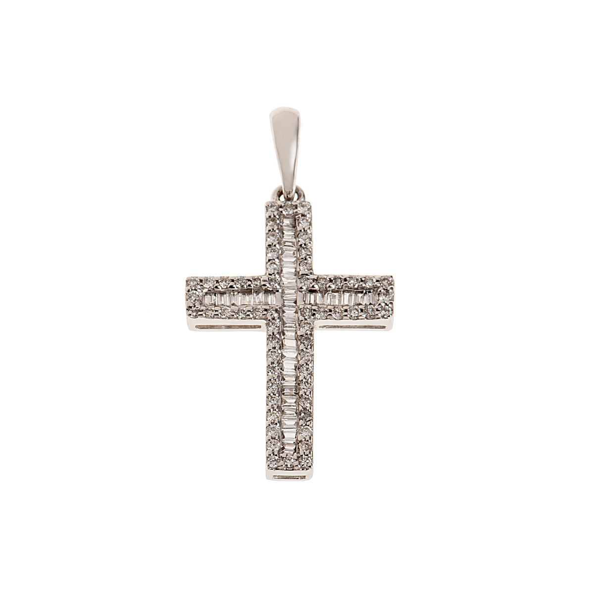 Diamond Cross. Gold and diamond cross. Cross for christening. Cross for baptism. Fine jewellery. Anatol jewellery. Χρυσά κοσμήματα. Κοσμήματα Κηφισιά. Σταυρός χρυσός. Σταυρός με διαμάντια. Βαφτιστικός σταυρός. Σταυρός για βάφτιση.  Σταυρός με μπριγιάν. 