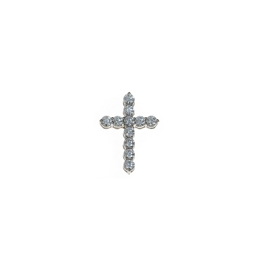 Diamond Cross. Gold and diamond cross. Cross for christening. Cross for baptism. Fine jewellery. Anatol jewellery. Χρυσά κοσμήματα. Κοσμήματα Κηφισιά. Σταυρός χρυσός. Σταυρός με διαμάντια. Βαφτιστικός σταυρός. Σταυρός για βάφτιση.  Σταυρός με μπριγιάν. 