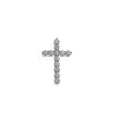 Diamond Cross. Gold and diamond cross. Cross for christening. Cross for baptism. Fine jewellery. Anatol jewellery. Χρυσά κοσμήματα. Κοσμήματα Κηφισιά. Σταυρός χρυσός. Σταυρός με διαμάντια. Βαφτιστικός σταυρός. Σταυρός για βάφτιση.  Σταυρός με μπριγιάν. 