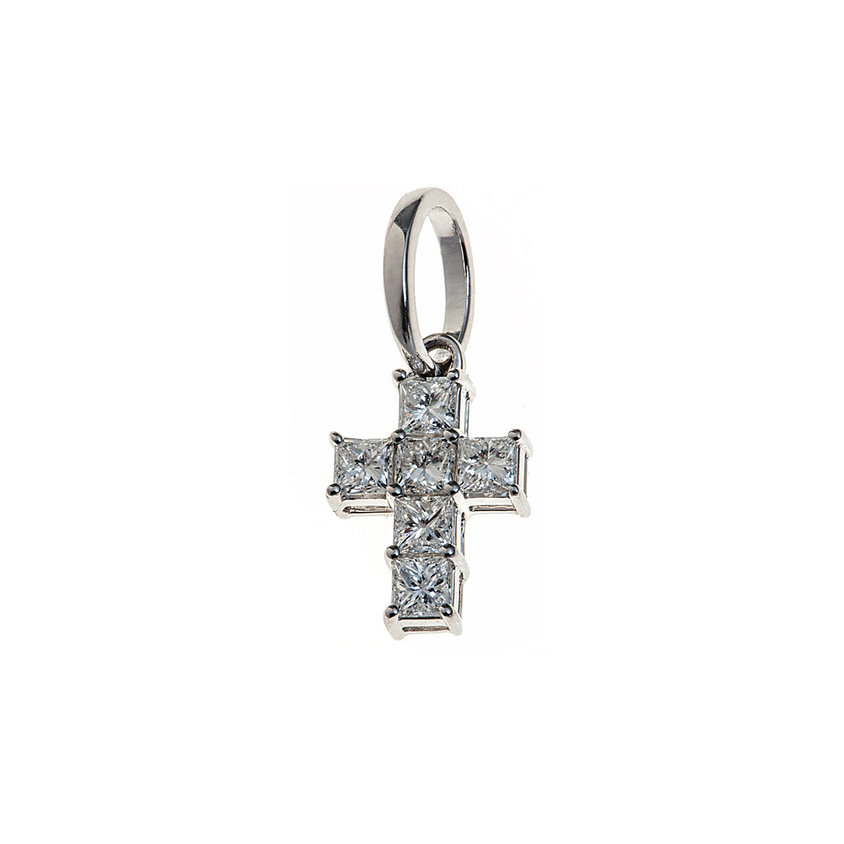 Diamond Cross. Gold and diamond cross. Cross for christening. Cross for baptism. Fine jewellery. Anatol jewellery. Χρυσά κοσμήματα. Κοσμήματα Κηφισιά. Σταυρός χρυσός. Σταυρός με διαμάντια. Βαφτιστικός σταυρός. Σταυρός για βάφτιση.  Σταυρός με μπριγιάν. 