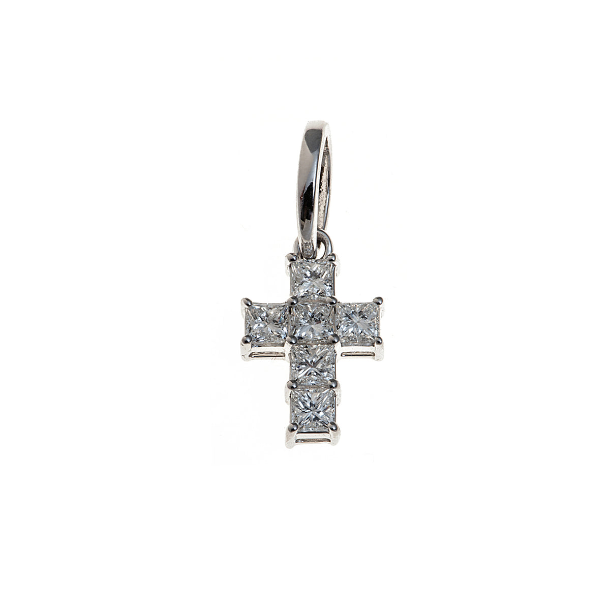 Diamond Cross. Gold and diamond cross. Cross for christening. Cross for baptism. Fine jewellery. Anatol jewellery. Χρυσά κοσμήματα. Κοσμήματα Κηφισιά. Σταυρός χρυσός. Σταυρός με διαμάντια. Βαφτιστικός σταυρός. Σταυρός για βάφτιση.  Σταυρός με μπριγιάν. 