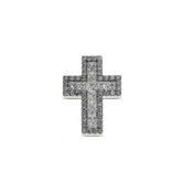 Diamond Cross. Gold and diamond cross. Cross for christening. Cross for baptism. Fine jewellery. Anatol jewellery. Χρυσά κοσμήματα. Κοσμήματα Κηφισιά. Σταυρός χρυσός. Σταυρός με διαμάντια. Βαφτιστικός σταυρός. Σταυρός για βάφτιση.  Σταυρός με μπριγιάν. 
