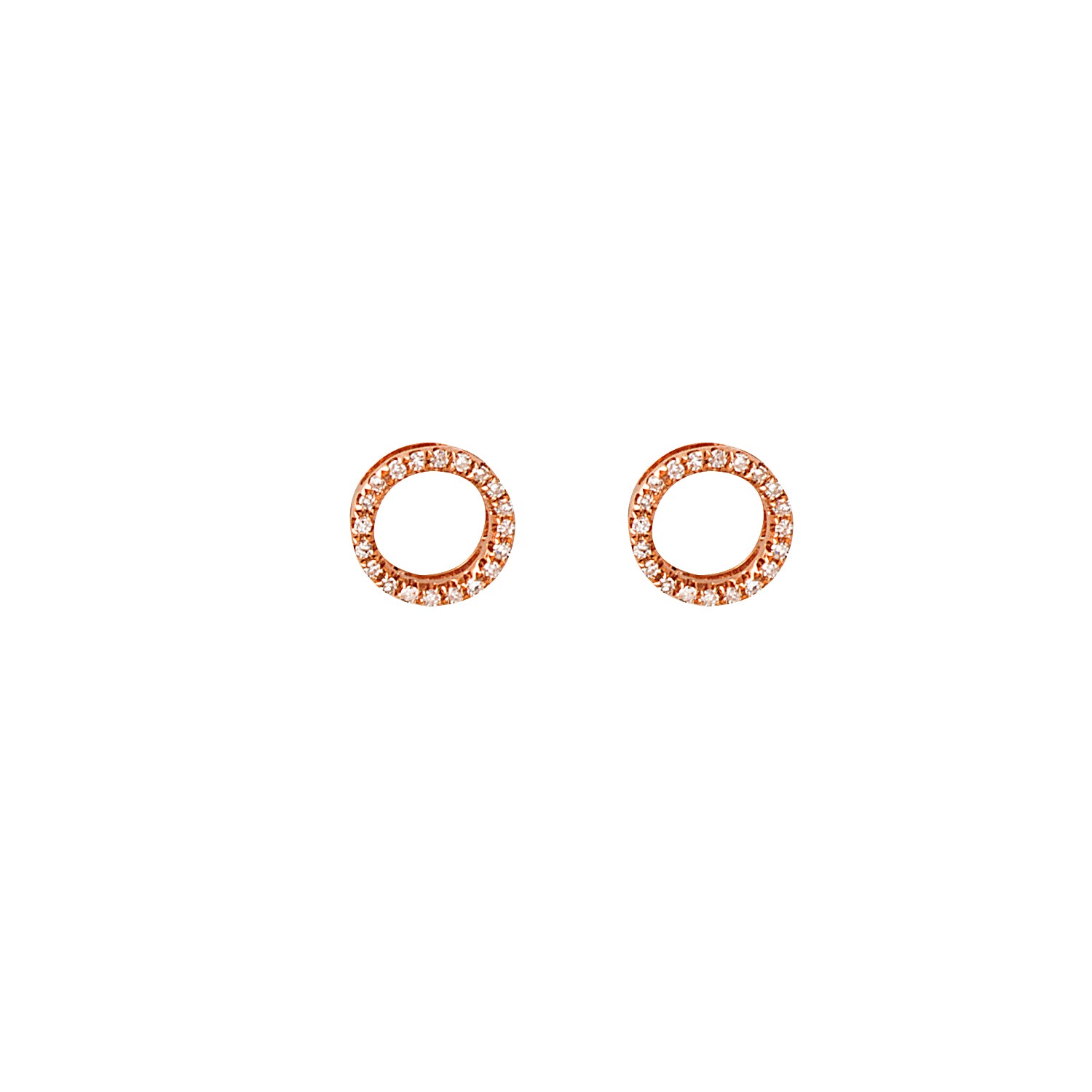 Circle Stud Earrings