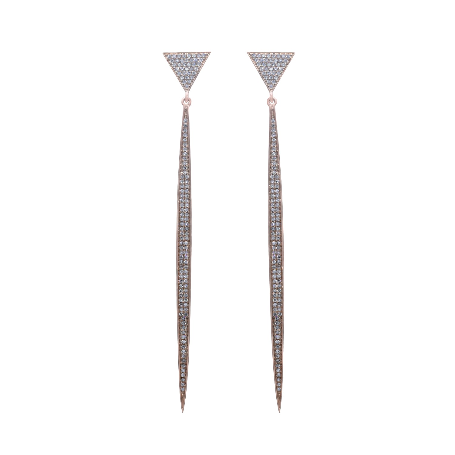 Fine Jewelry Earring. Diamond Earring. Gold and diamond earring. High end jewelry earring. Expensive jewelry. Anatol jewelry. Kifissia. Golden Hall. Χρυσά κοσμήματα. Κοσμήματα Κηφισιά. Σκουλαρίκι με διαμάντια. Σκουλαρίκι με μπριγιάν. Ακριβό σκουλαρίκι. Χρυσό σκουλαρίκι. Triangles earrings.