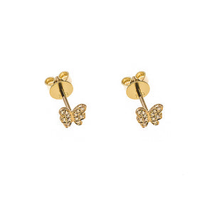Butterfly Studs - Anatol Jewelry