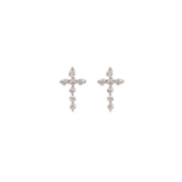 Diamond Cross Stud