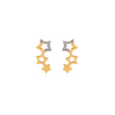 Diamond Star Stud Earrings