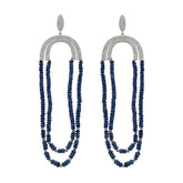 Sapphire and Diamond Imbue Earring