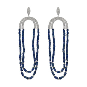 Sapphire and Diamond Imbue Earring