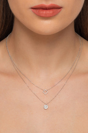 Gold and diamond necklace. Anatol necklace. Diamond necklace. Κολιέ χρυσό. Κολιέ με μπριγιάν. Κολιέ με διαμάντια.