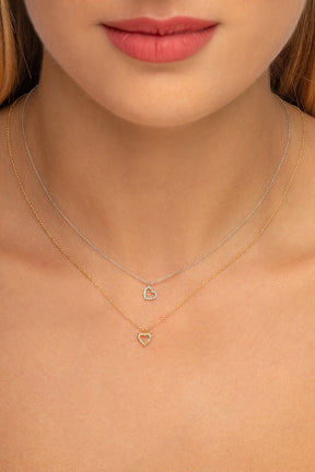 Diamond Heart Necklace