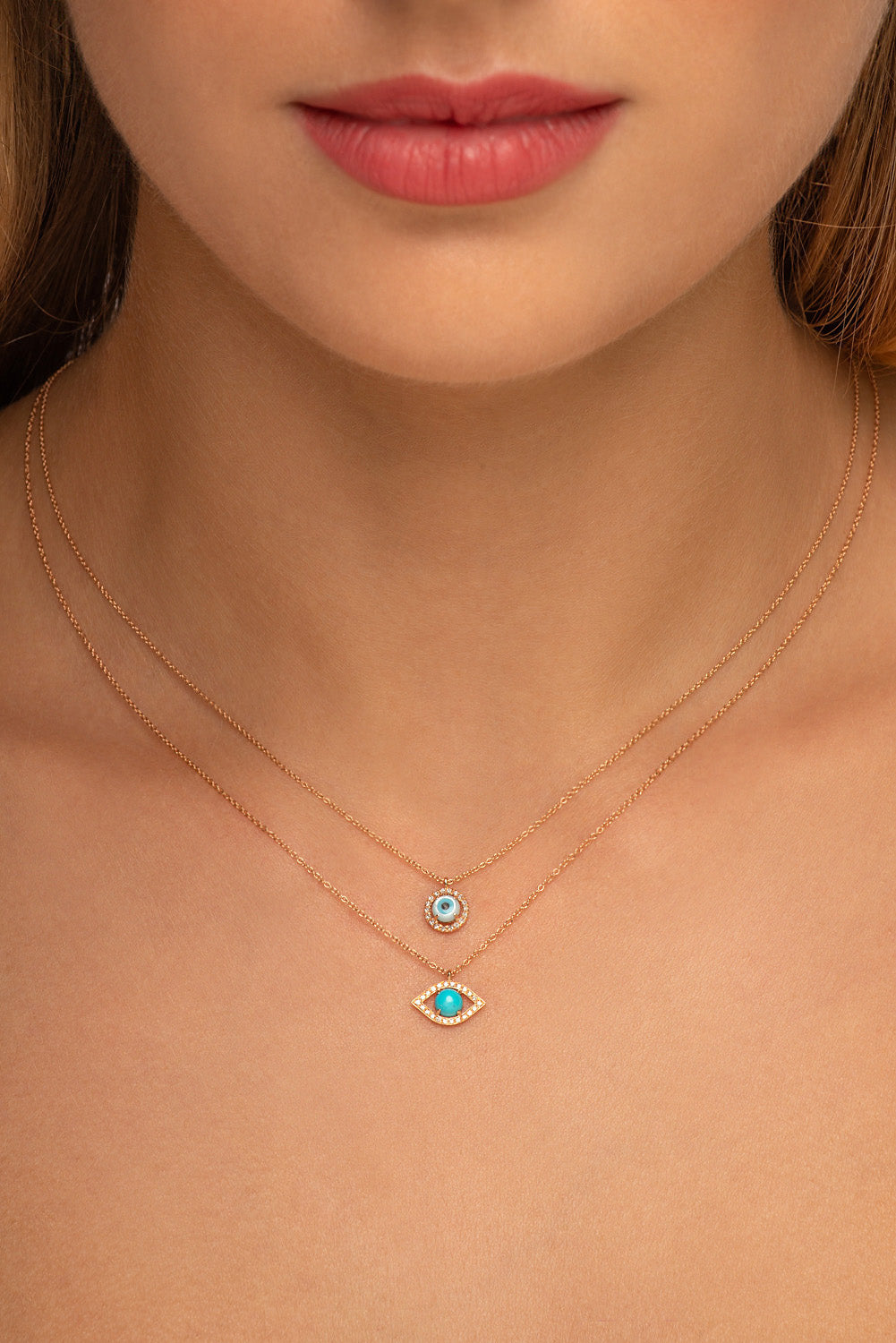 Turquoise Evil Eye Necklace