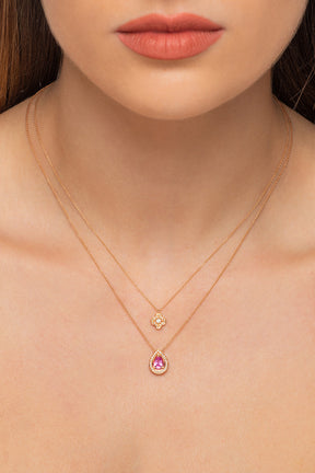 Gold and diamond necklace. Anatol necklace. Diamond necklace. Κολιέ χρυσό. Κολιέ με μπριγιάν. Κολιέ με διαμάντια.