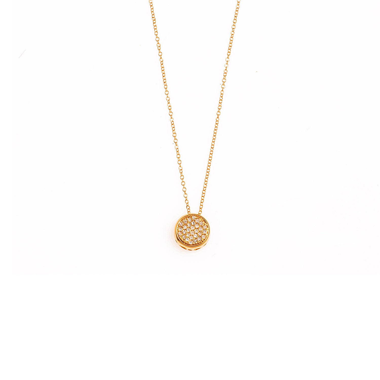 Diamond Circle Necklace