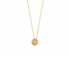 Diamond Circle Necklace