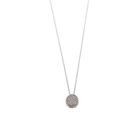 Diamond Circle Necklace