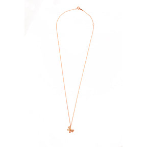 Diamond Bow Necklace