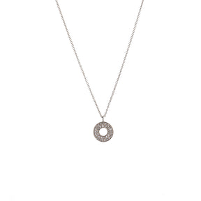 Diamond Circle Necklace