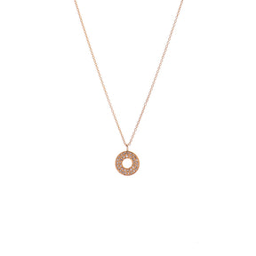 Diamond Circle Necklace