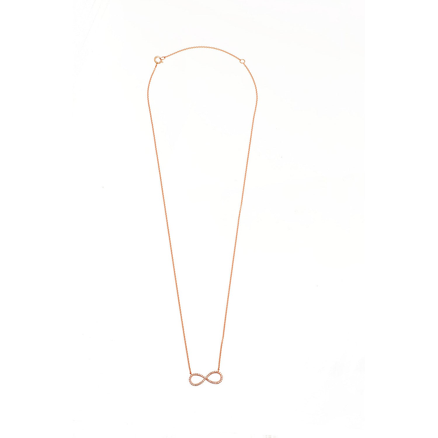 Diamond Infinity Necklace