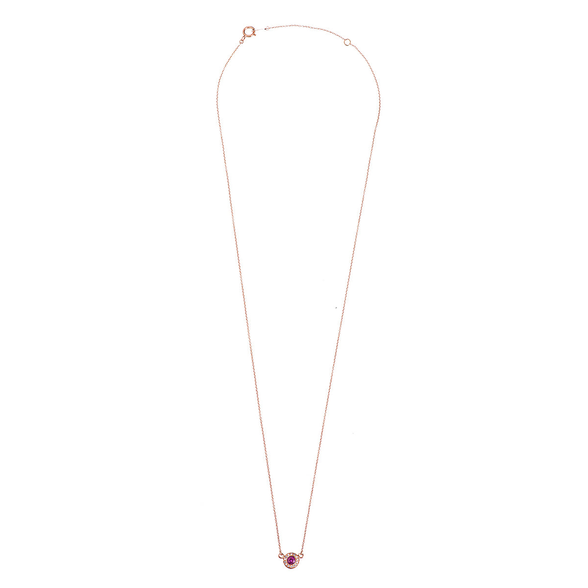 Diamond and Ruby Necklace
