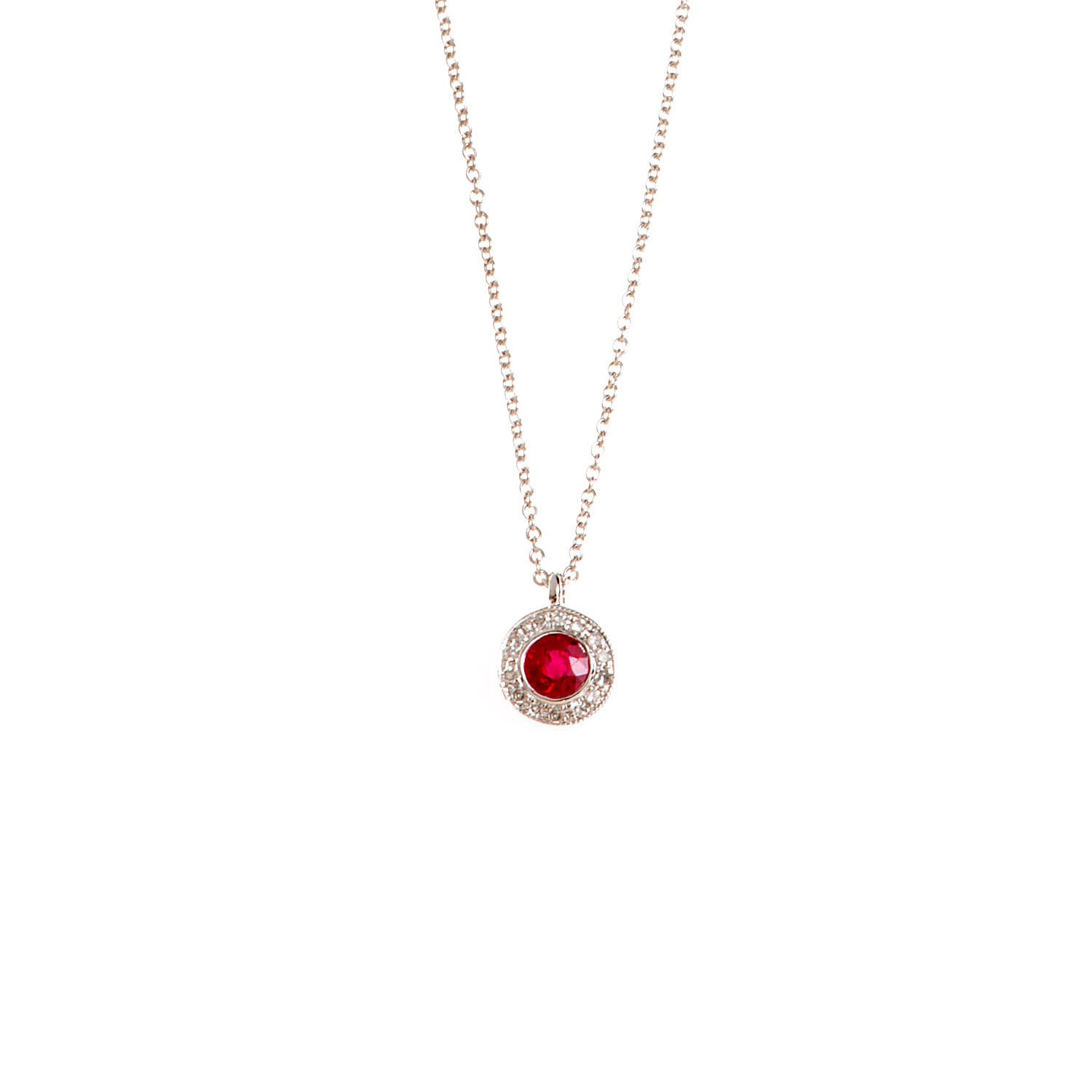 Ruby and Diamond Necklace